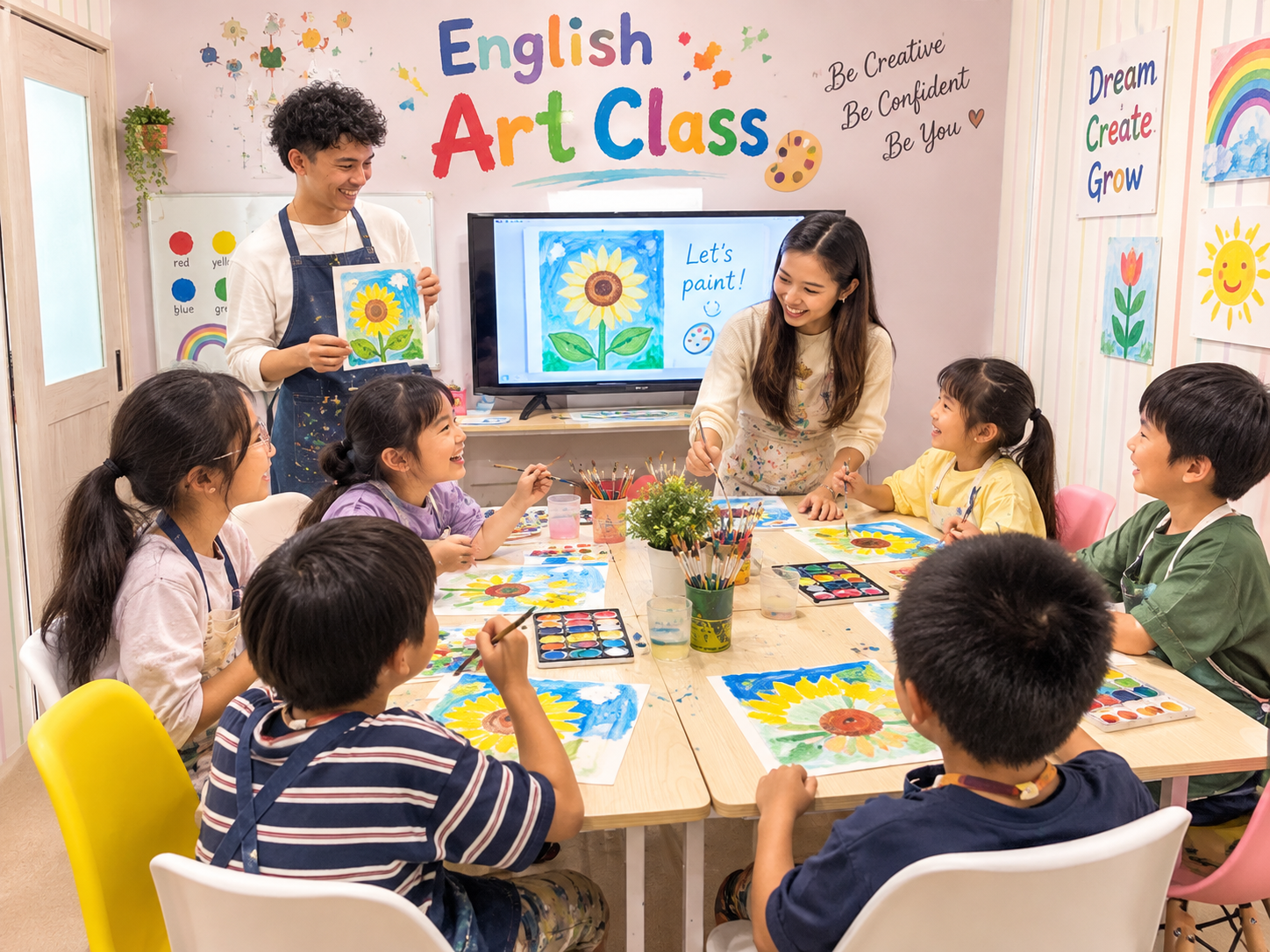 ☆英語でアート教室☆【4歳～小学4年生】